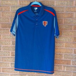 NFL Team Apparel Chicago Bears short sleeve polo Sz Large